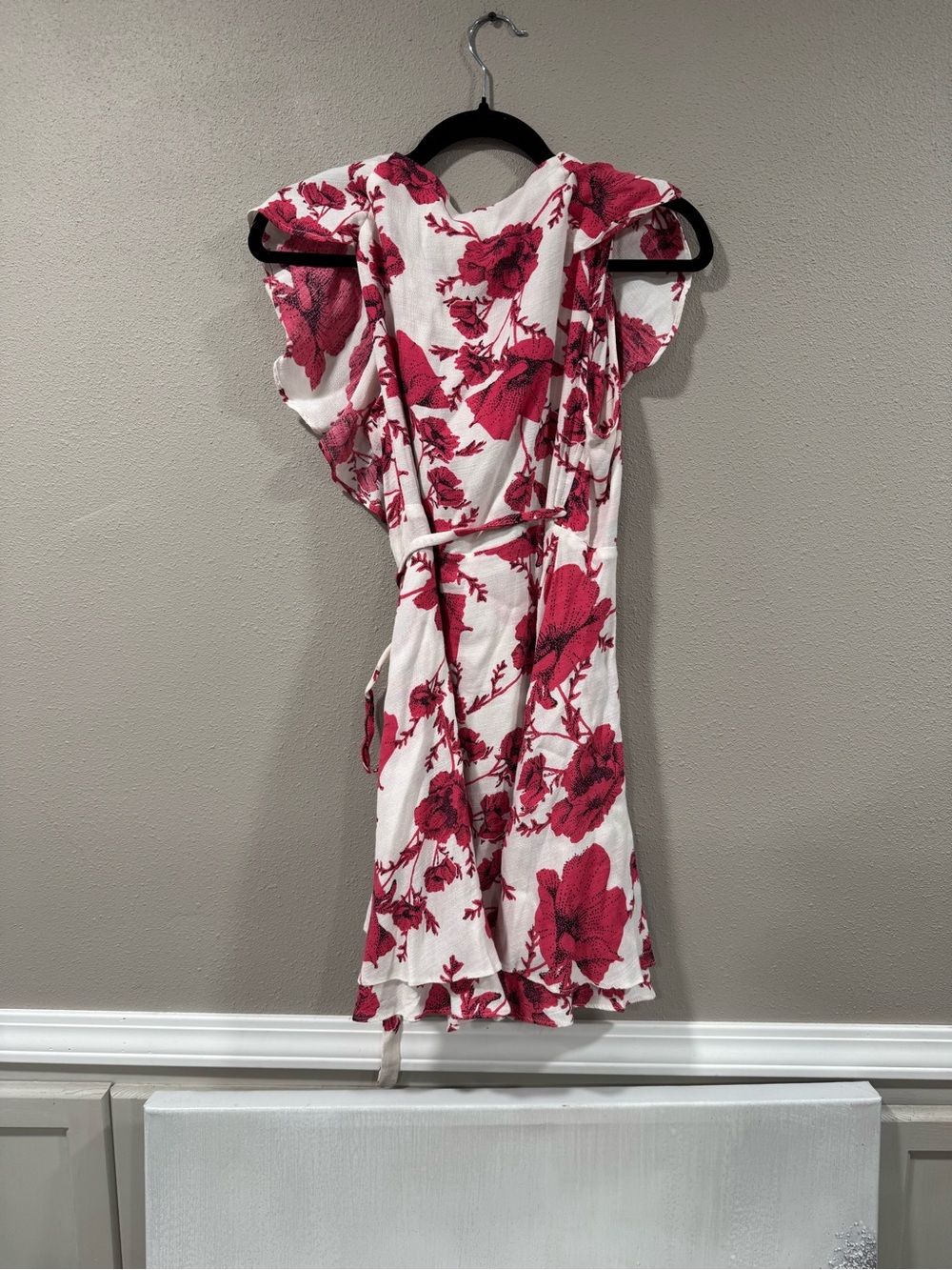 Free People Floral  Mini Wrap Dress - Picture 4 of 4